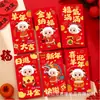 Año de la Oveja Venta al por Mayor Sobres Rojos Zodiaco Dibujos Animados Bolsas de Sobres Rojos de Año Nuevo Sobres Creativos Lai See Sobres Rojos de Año Nuevo para Niños Estampar Logo