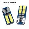Coche led T10 indicador luz ancha luz de matrícula indicador luz de galería 3014 24smd decodificación led brillante de doble cara luz pequeña