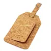 Etiqueta de corcho resistente al desgarro, Portatarjetas de corcho multifuncional, Elegante estuche de corcho para tarjetas de almacenamiento, Fábrica personalizada