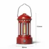 Linterna de Camping Retro Recargable Luz de Ambiente para Tienda de Campaña Iluminación Exterior Luz Colgante para Campamento Luz Cob para Campamento