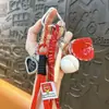Cuerda Trenzada Estilo Transfronterizo Bolso de Béisbol de Moda Llavero Colgante Estilo Deportivo Llavero de Pareja Venta al por Mayor de Comercio Exterior