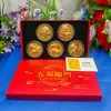 Año del Caballo Moneda de Oro Foil Moneda de Oro de la Suerte Moneda Conmemorativa Dinero de Apertura de Año Nuevo Caja de Regalo Cinco Bendiciones para la Madre Evento Regalo al por Mayor