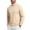 Producto de otoño e invierno estilo americano 2026: Camisa casual de manga larga, de lana, cuello alto, holgada, versátil y amigable con la piel