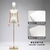 Suporte de Exibição de Modelo para Roupas Femininas, Corpo Meio Corpo Estilo Coreano, Vestidos de Noiva, Cheongsam, Adereços de Vitrine de Loja de Roupas, Manequim de Corpo Inteiro