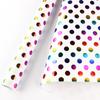 Papel de Regalo de Lunares de Colores con Estampado Dorado Más Vendido de Amazon Papel de Regalo para San Valentín Cumpleaños Lunares al por Mayor