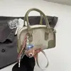 Bolso de Mano de Alta Gama Tipo Almohada para Mujer 2026 Nueva Moda Retro Bolso de Hombro para Viajes Diarios Cuero Suave Bolso Cruzado Tipo Bowling