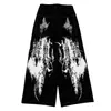 Estilo Oscuro Gótico Harajuku Retro Jeans Sueltos de Pierna Recta Invierno Nuevo Transfronterizo Americano High Street Jeans