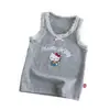 Roupas infantis estilo coreano 2026 verão camisola de renda top gatinho gato colete de renda sem mangas top estiloso para meninas