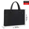 Maletín de Negocios con Logo para Hombre de Tela Oxford Bolsa para Computadora Impermeable Bolsa para Documentos de Conferencia de Información Impresión