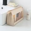 Nova Bolsa de Viagem para Cosméticos Estilo Coreano, Bolsa de Higiene de Malha de Grande Capacidade, Bolsa de Armazenamento Portátil Conveniente e Simples para Homens e Mulheres