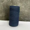 En Stock Cuerda de Algodón de Colores de 3 mm de Tres Hilos Cuerda Pura de Algodón para Tejido de Tapicería Rollos de 100.1 m de Cuerda para Manualidades Hechas a Mano