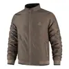 Jaquetas Masculinas Novas para Primavera e Outono, Roupas de Exterior Masculinas, Casuais de Negócios com Gola Alta, Cinza Escuro, Preto, Verde Militar, Cor Café