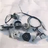 Acessórios para motocicleta de quatro rodas, modificados, panturrilha modificada, ATV, freio a tambor na roda dianteira, capa de carro, buzina, conjunto de manete de freio duplo