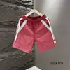 Shorts deportivos casuales de hombre, holgados, a la moda y versátiles, de verano, finos, de secado rápido, transpirables, con diseño de color contrastante