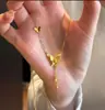Novo Colar de Borboleta Banhado a Ouro, Joia com Design Moderno e de Alta Qualidade, Atacado de Fabricante de E-commerce com Transmissão ao Vivo