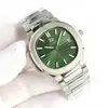 Reloj para Hombre Nautilus Acero Inoxidable Correa de Acero Cuadrado Pequeño Calendario Luminoso Resistente al Agua Completamente Automático Mecánico Moda