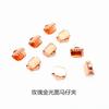 Clip de Caballo de Acero Inoxidable Dorado Brillante 6.5-25mm Hebilla de Chaleco Diente Puntiagudo Fijo Clip de Cuerda para Collar Accesorios de Joyería DIY