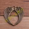 5 Colores DIY Aleación de Zinc Accesorios de Joyería Alas de Arcángel Colgante de Joyería Colgante de Aleación Amuleto Retro de Navidad