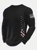 Camiseta esportiva masculina de gola redonda estilo americano, transpirável, de secagem rápida, casual, manga longa, para uso transfronteiriço
