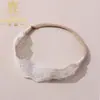 Accesorios para el cabello de niños japoneses y coreanos bordado blanco banda para el cabello de bebé diadema de encaje hecha a mano DIY anillo para bebé al por mayor