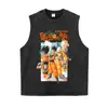 Camiseta de Algodón Suelta de Manga Corta con Estampado de Cómics Diurnos Anime para Hombres y Mujeres Cuello Redondo Tops Transfronterizos para Hombres
