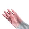 Guantes para Lavar Platos para Mujer, Guantes de Limpieza para Tareas Domésticas de Cocina, Venta al por Mayor del Fabricante, Impermeables, Duraderos de Plástico PVC, Empaque de Guantes