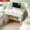 Mesa de Computador para Uso Doméstico, Mesa de Estudo Simples para Apartamento Pequeno com Gavetas, Mesa para Casa Alugada, Mesa de Estudo e Escrita para Quarto