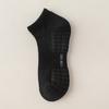 Calcetines de toalla Zhuji para hombre, calcetines de tubo medio, calcetines deportivos plateados de malla de rizo gruesa, calcetines de color sólido blanco y negro, calcetines para correr
