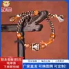 Atacado do Fabricante Contas Naturais de Ágata Dzi Tibet Mão Tecida Assento de Lótus Contas Daluo Pulseira Popular Corda de Mão Pronta