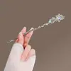 Horquilla de Estrella de Piedra Lunar para Mujer Nueva Estilo Chino Moderna Simple de Metal Alta Calidad Peine para el Cabello Peine Distintivo para el Cabello