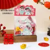 2025 Nueva Bolsa de Dulces para Boda Plegable sin Plegar Caja de Dulces Transparente Mate Shin-Chan Popular Bolsa de Dulces
