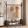Nuevo modelo de perchero de pie para dormitorio, perchero de pie interior simple y engrosado para colgar ropa en las habitaciones del hogar