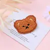 Peluche Rizado Oso Pequeño Bordado Accesorios de Peluche Venta al por Mayor Cuatro Colores Lindo Oso de Peluche sonrojado Productos Semi-acabados Accesorios