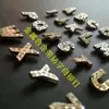 Tachuela de Letra Aleación Metálica Tachuela de Letra con Pedrería Producto Tachuela Personalizada Accesorio Versátil