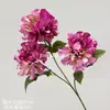 Flor artificial de batata, dalia de alta gama, flor decorativa artificial de dalia para muebles con un tono retro y suave