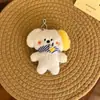 Muñeco de Peluche Creativo Colgante de Cerdo Colgante Pequeño Versátil Chirriante Muñeca Corazón de Niña Llavero Colgante para Mochila