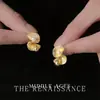 Pendientes Vintage de Luz Antigua de Lujo Ligero con Hilo y Perlas, Pendientes con Sentido del Diseño, Pendientes Retro Franceses de Alta Gama