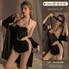 Lencería Sexy Original, Pijama Sexy con Liguero, Conjunto de Mujer con Faja de Encaje, Uniforme Apasionado con Camisón 6803