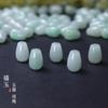 Jadeíta un bien pequeñas gotas de agua cuentas sueltas jadeíta de Myanmar hielo ceroso suelto hecho a mano DIY pulsera aretes accesorios