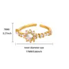Anillo Cruzado con Mariposa Incrustada de Diamantes Transfronterizo Anillo de Apertura Multijunta Estilo Fresco de Lujo Joyería de Gama Alta para Mujeres
