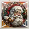 Pingente de apanhador de sol em acrílico, casa, varanda, janela, pátio, atmosfera de feriado de Natal, disco decorativo em acrílico