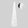 Árbol de Navidad Modelo Nuevo Transfronterizo con Decoraciones de Copos de Nieve, Árbol de Navidad Simple Creativo DIY para Centros Comerciales, Árbol de Navidad Plegable 1.5m