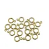 Cierre Simple TO Cierre Redondo Liso Cierre de Extremo de Cola Broche para Collar de Perlas Pulsera Set de Broches Accesorios para Joyería Hecha a Mano DIY