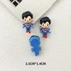Accesorios de resina de superhéroe de dibujos animados brillante, Hulk, Iron Man, Spiderman, funda de teléfono DIY, pinza para el cabello, decoración