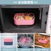 Lancheira de Silicone Personalizada de Grau Alimentício Aquecimento para Micro-ondas Resistente a Alta Temperatura Lancheira Tigela para Bebê Crisper Doméstico