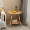 Mesa Redonda Pequeña, Mesa Lateral para Sofá, Mesa Pequeña, Sala de Estar Sencilla, Mirador de Dormitorio, Mesita de Noche Mini, Mesa de Café Redonda para Casa de Alquiler