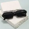 Gafas de Sol Estrelladas con Montura Cuadrada Moda Europea y Americana Gafas de Sol Sencillas de Sombra Gafas Elegantes para Disparos Callejeros Forma Cóncava Gafas de Sol de Moda