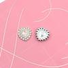 Nova liga com borda de diamante em formato de coração, amor, retangular, acessórios DIY, acessórios para roupas e bolsas doces coreanos