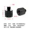 Estabilizador de Acero Inoxidable Accesorios para Jaula de Conejos Soporte en L de Doble Cabeza Tornillo para Cámara de Trípode de 1/4 a 1/4 a 3/8