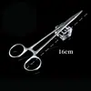 Portaagujas Médico Pinza para Agujas Dispositivo de Sutura Quirúrgica Doble Párpado Dental Acero Inoxidable Portaagujas Grueso y Delgado